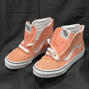 VANS SK8-HI ZIP SALMON/TRUE WHITE -KIDS